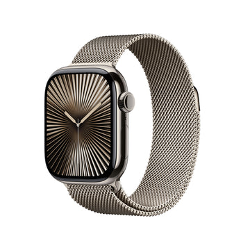 Apple Watch Series 10 GPS + Cellular – 46mm Titanium Milanese Loop